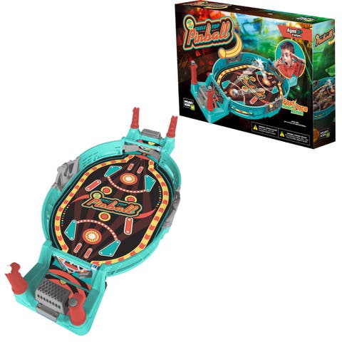 Head-To-Head Table Top Pinball - Classic Battery-Free Arcade TableTop Game. Exciting 2-Player Family Board Game Featuring Fast-Paced Action, Educational Gameplay & Interactive Fun For Kids & Family