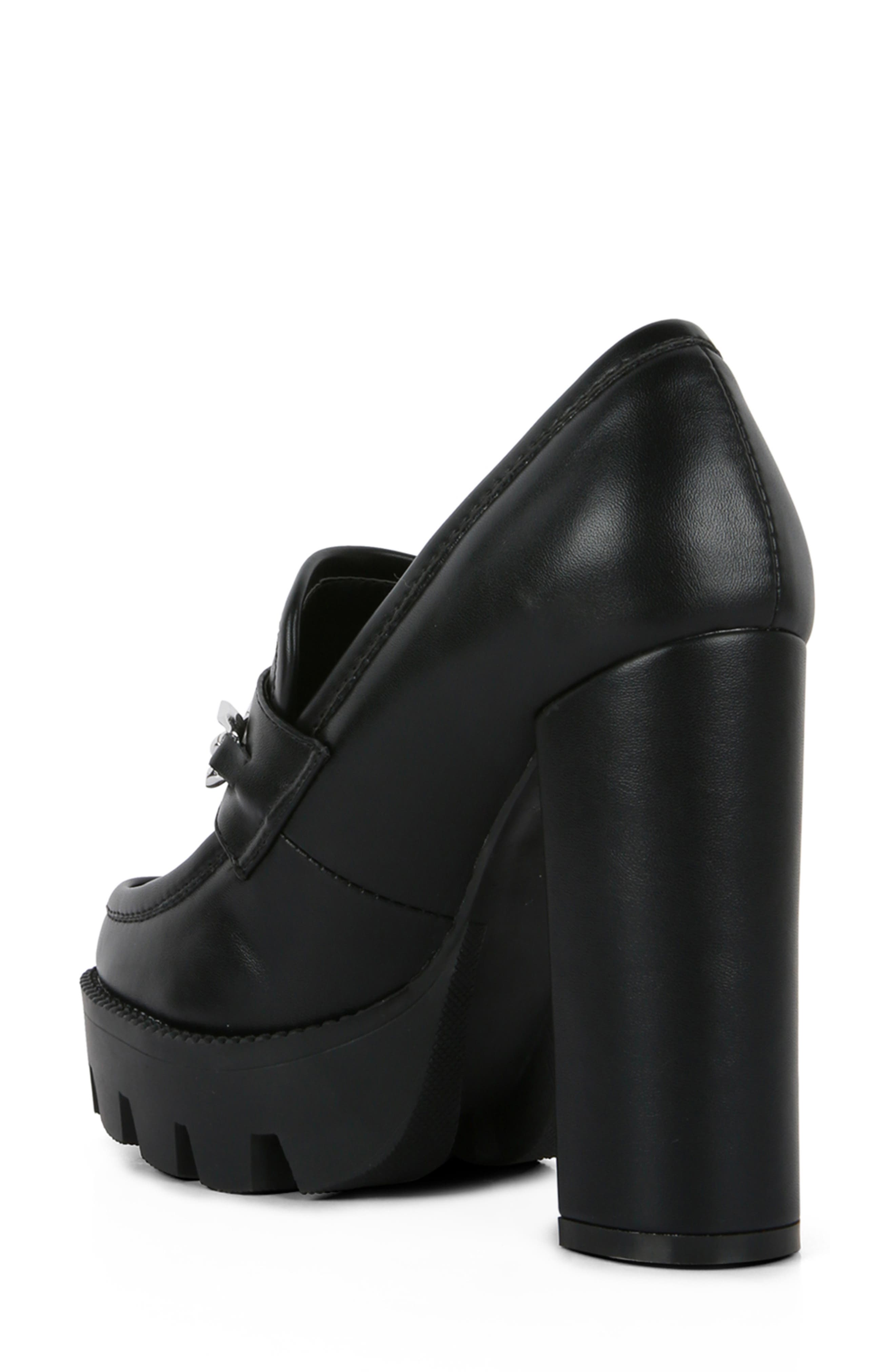 LONDON RAG Y2K Chunky Lug Platform Pump, Alternate, color, Black