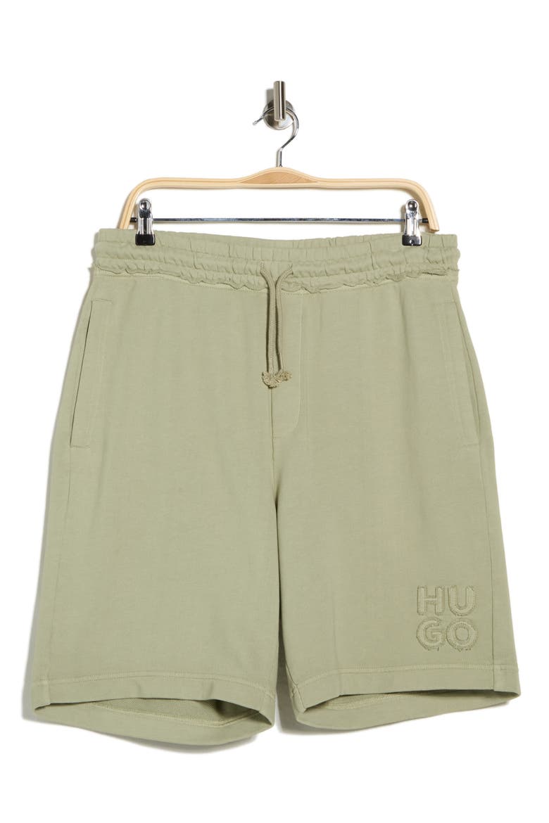 Distrell Cotton Shorts, Alternate, color, GREEN
