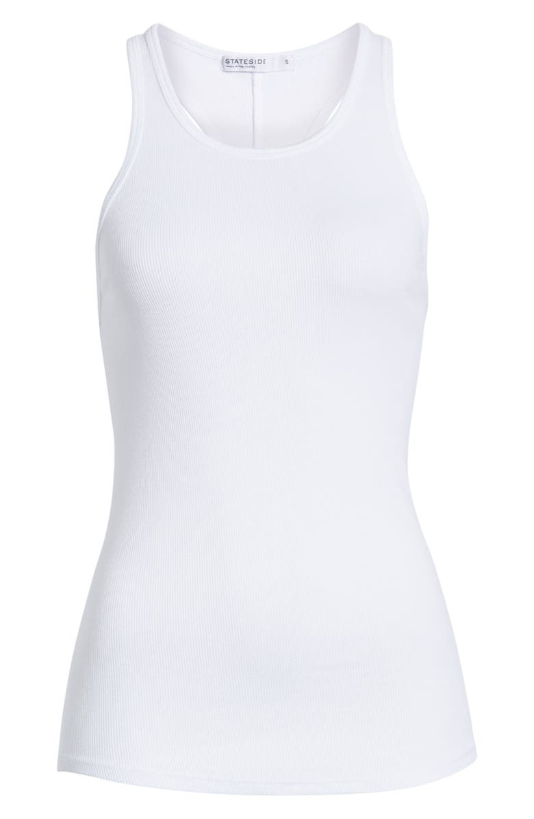 Stateside Rib Knit Racerback Tank, Alternate, color,