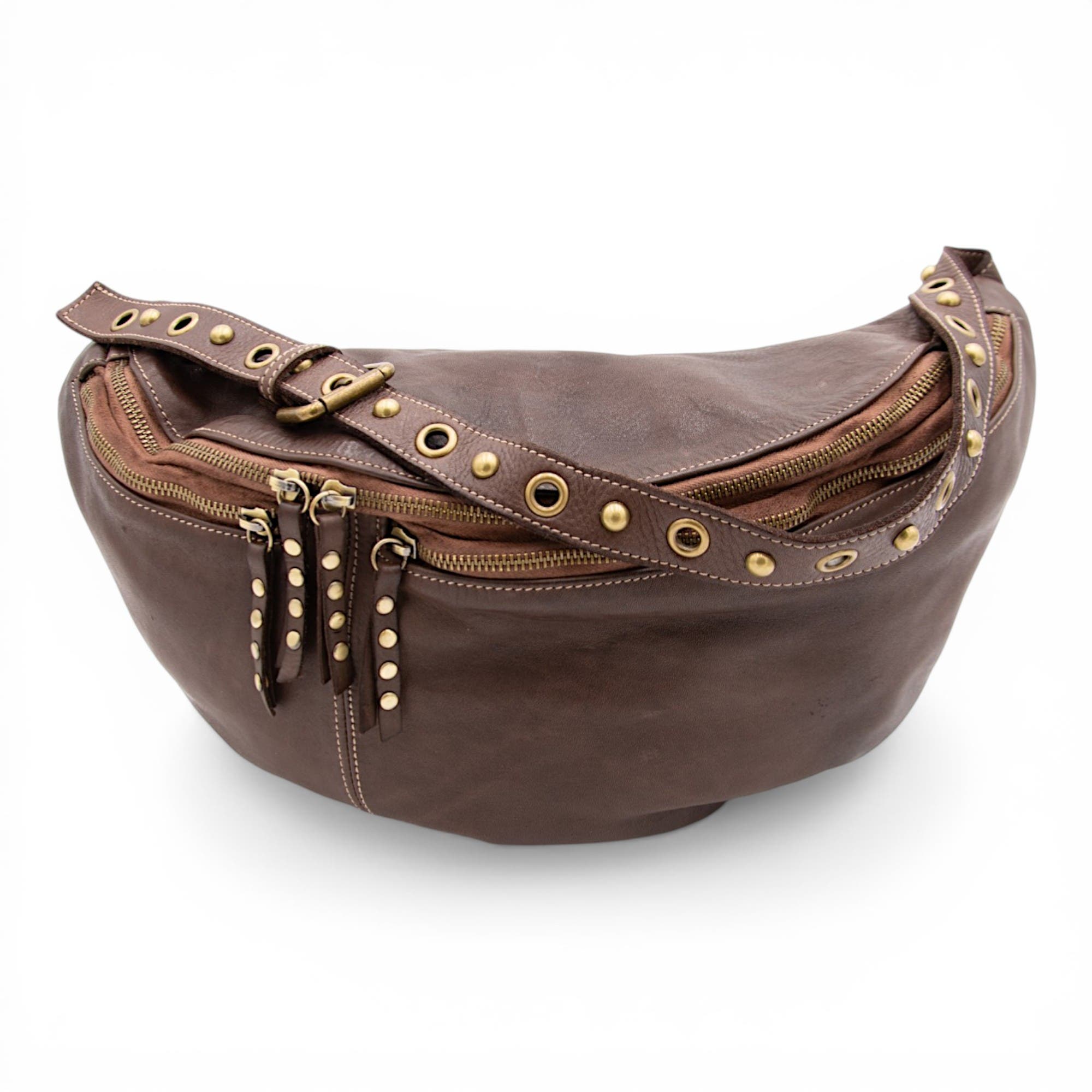 Bolsa Nova Bella Large Sling, Main, color, Chocolate
