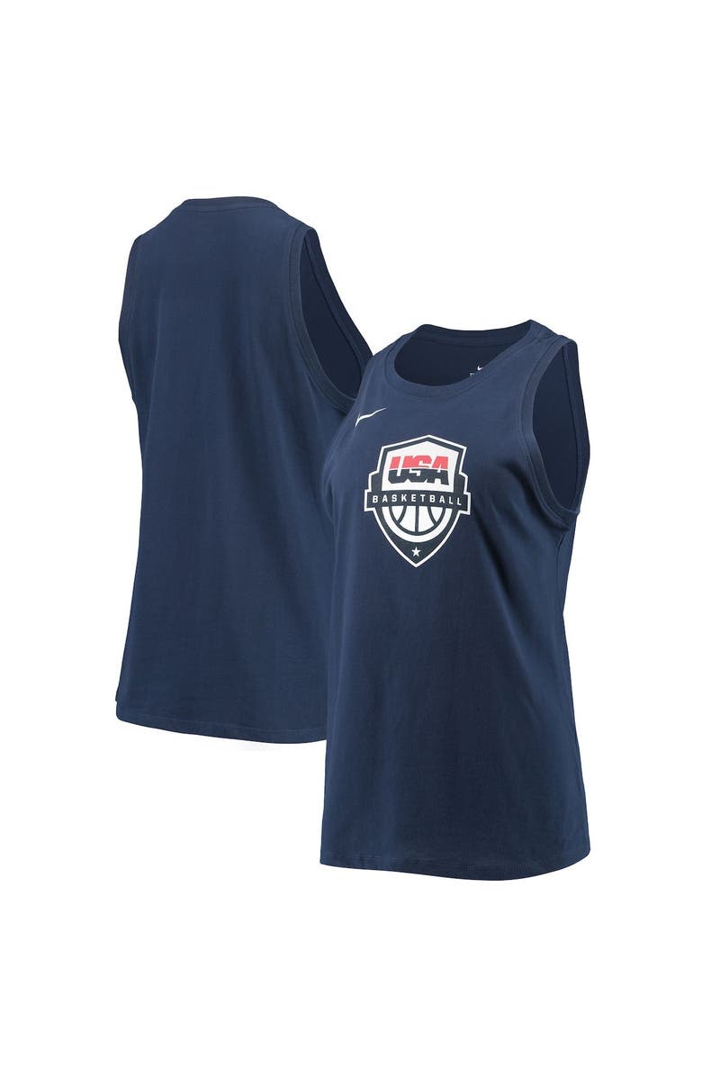 Nike Women's Nike Navy USA Basketball Performance Tank Top, Alternate, color, 