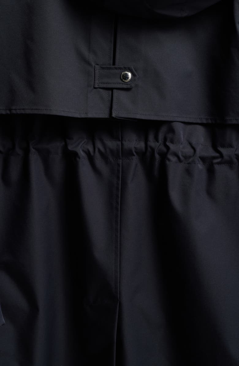 Sam Edelman Hooded Longline Jacket, Alternate, color, Navy