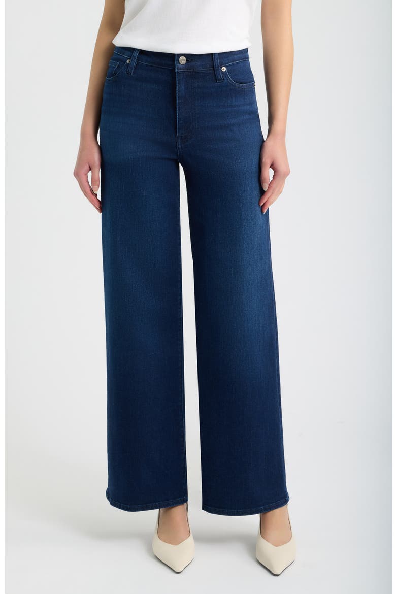 Le Slim Palazzo High Waist Wide Leg Jeans, Main, color, ULTRAVIOLET
