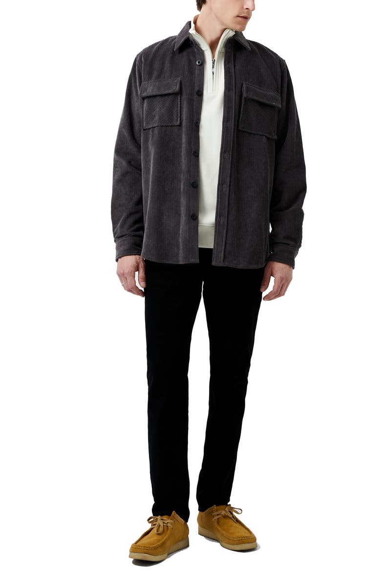 French Connection Jumbo Corduroy Button-Up Shirt, Alternate, color, 