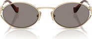 Miu Miu 54mm Oval Sunglasses