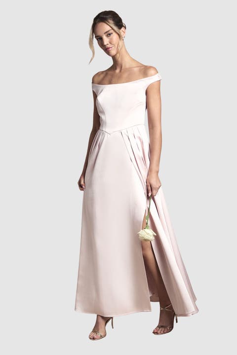 Bandeau Off-Shoulder Maxi Dress