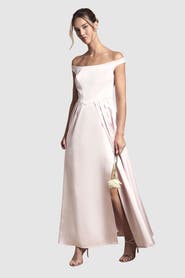 Coast Bandeau Off-Shoulder Maxi Dress