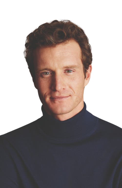 CHARLES TYRWHITT CHARLES TYRWHITT PURE MERINO ROLL NECK SWEATER