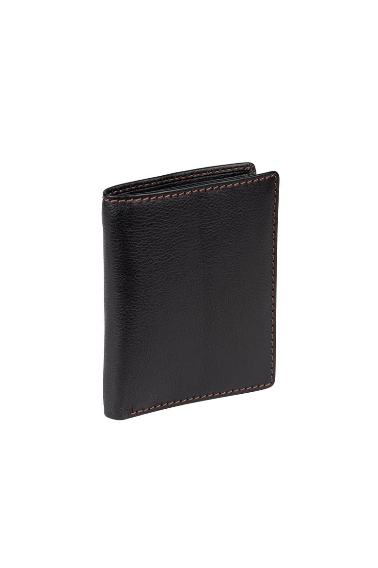 Men's Leather Wallet, Main, color, Black