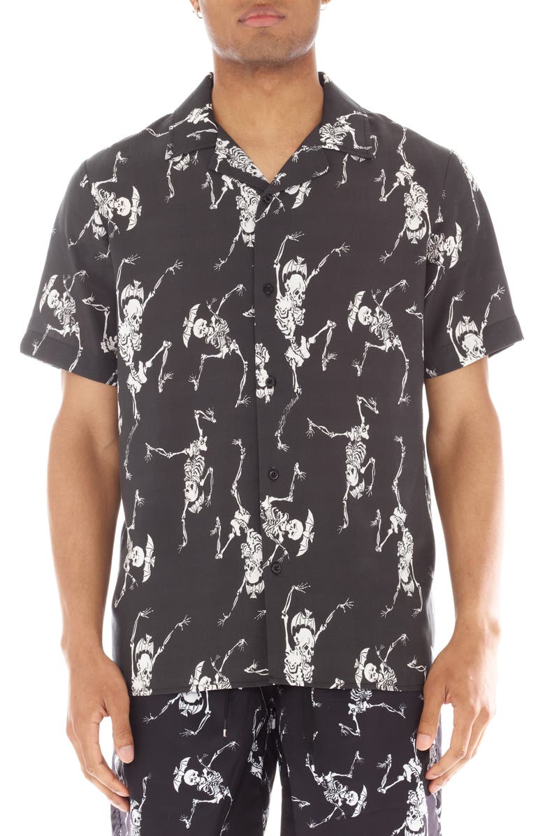 Cult of Individuality Yakuza Camp Shirt, Main, color,