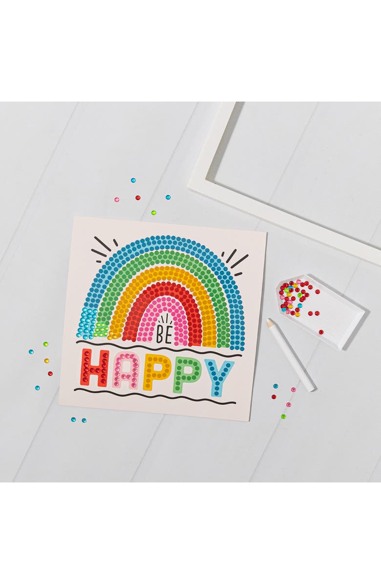 Little Yellow Bicycle Rainbow & Blooms Gem Art Kit 1100+ Pc Set, Ages 6+, Alternate, color, Multicolored