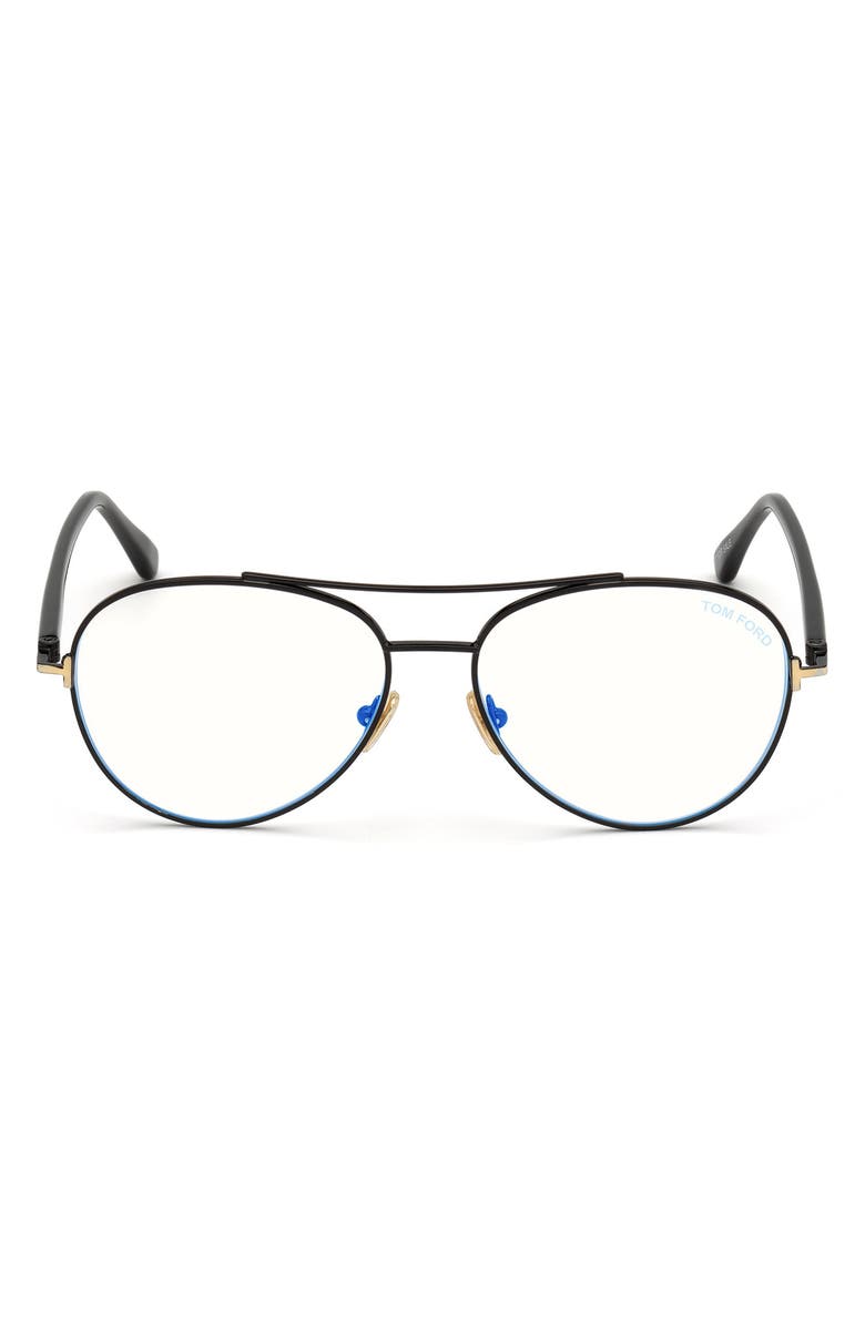 TOM FORD 55mm Blue Light Blocking Glasses, Main, color,
