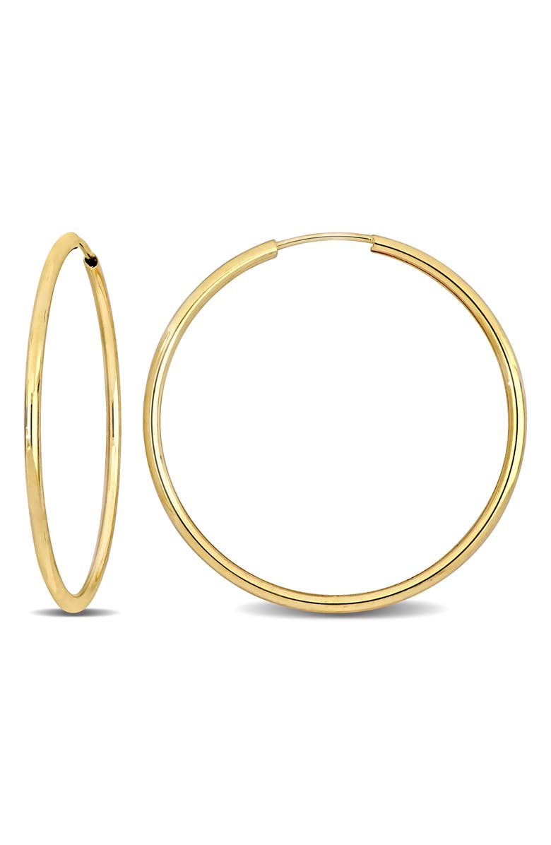 DELMAR 14K Gold Hoop Earrings, 30mm, Main, color, 