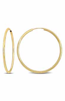 DELMAR 14K Gold Hoop Earrings, 30mm