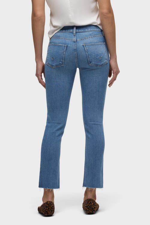 Hudson Jeans Nico Mid-rise Straight Ankle In Blue