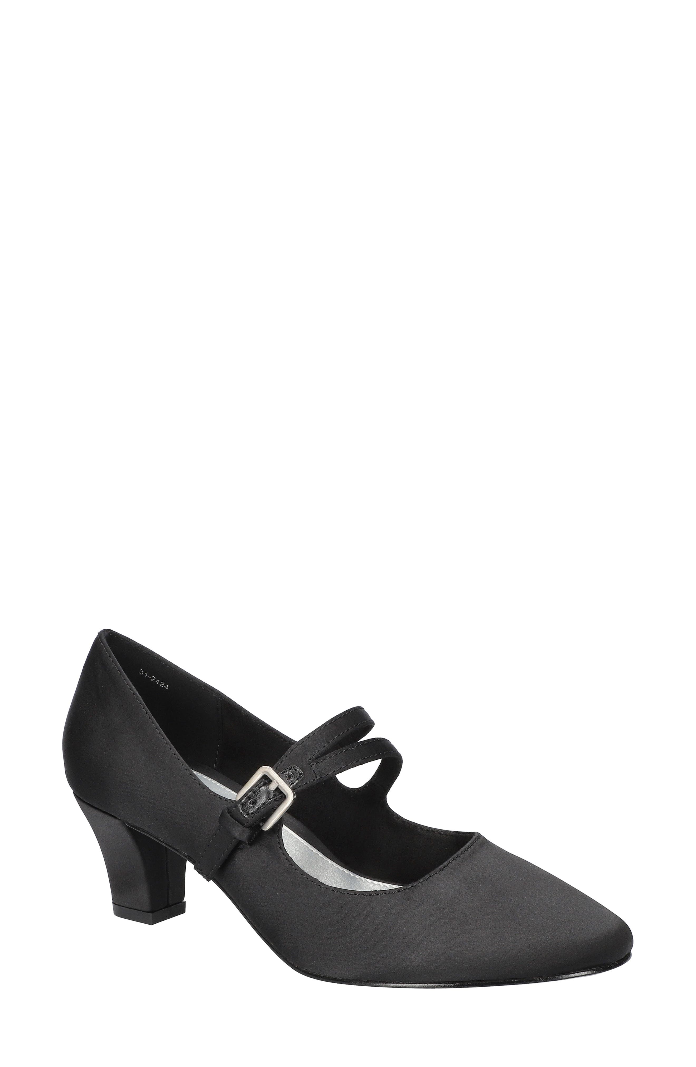 EASY STREET Meryl Mary Jane Pump, Main, color, Black Satin