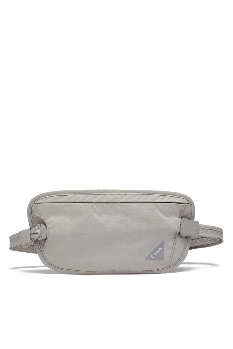 Coversafe X100 Anti-Theft RFID Blocking Waist Wallet, Alternate, color, Neutral Grey