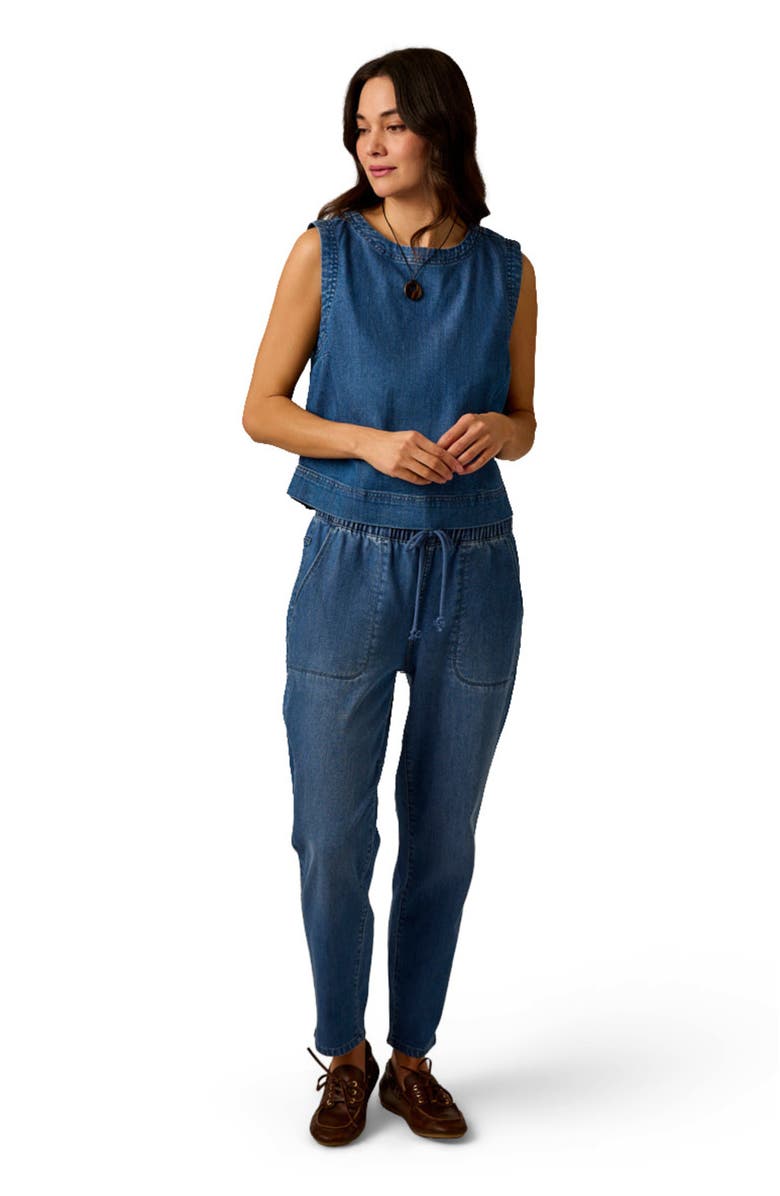 Carve Designs Zoe Lightweight Denim Pant, Main, color, Magnolia