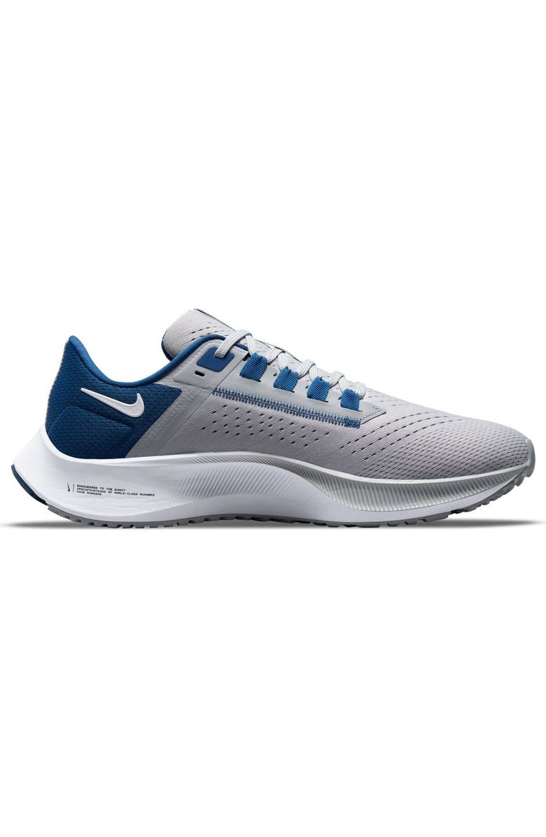 Nike Unisex Nike Gray Indianapolis Colts Zoom Pegasus 38 Running Shoe, Alternate, color,