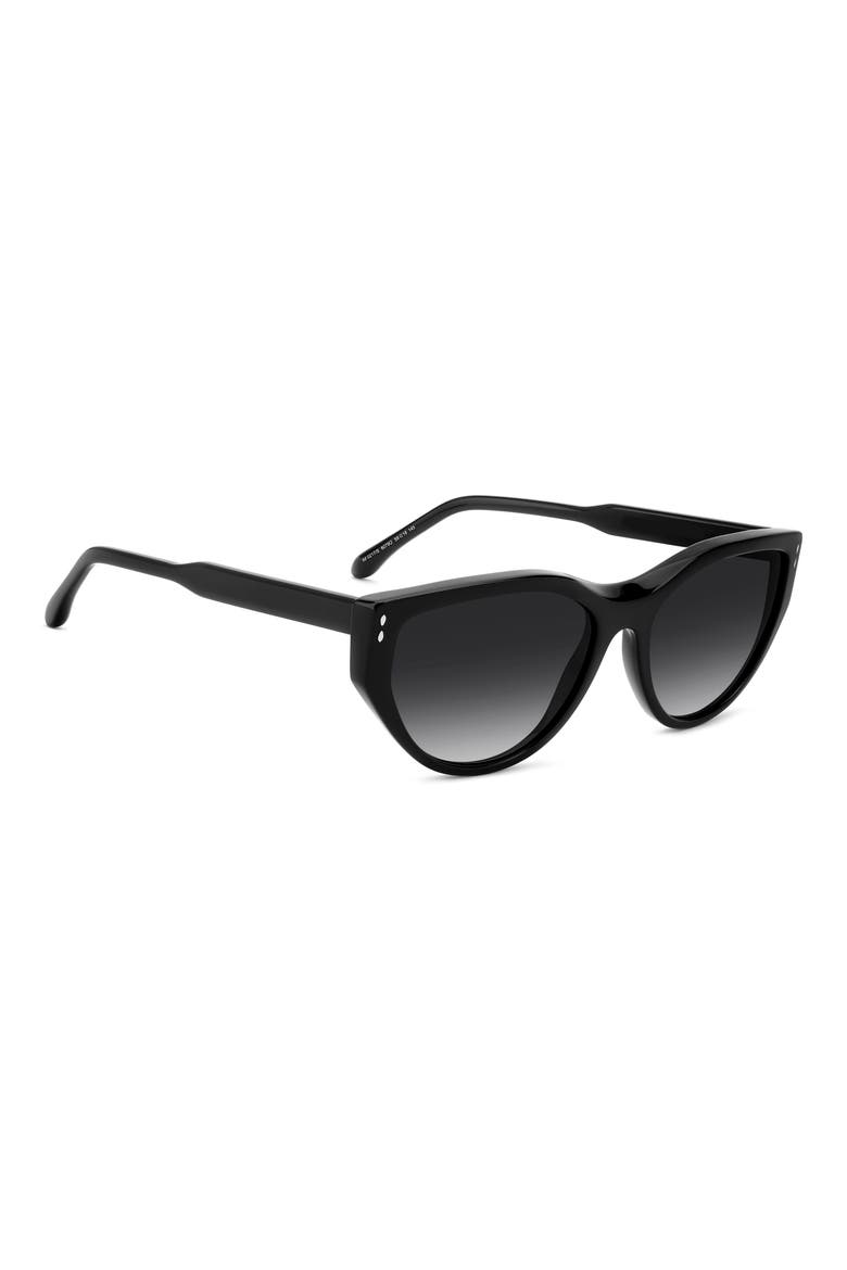 59mm Cat Eye Sunglasses, Alternate, color, BLACK