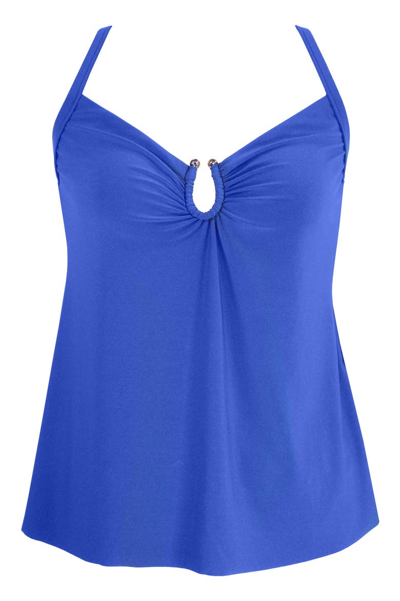 Razzle Dazzle Zing Tankini Swim Top, Alternate, color, AZL