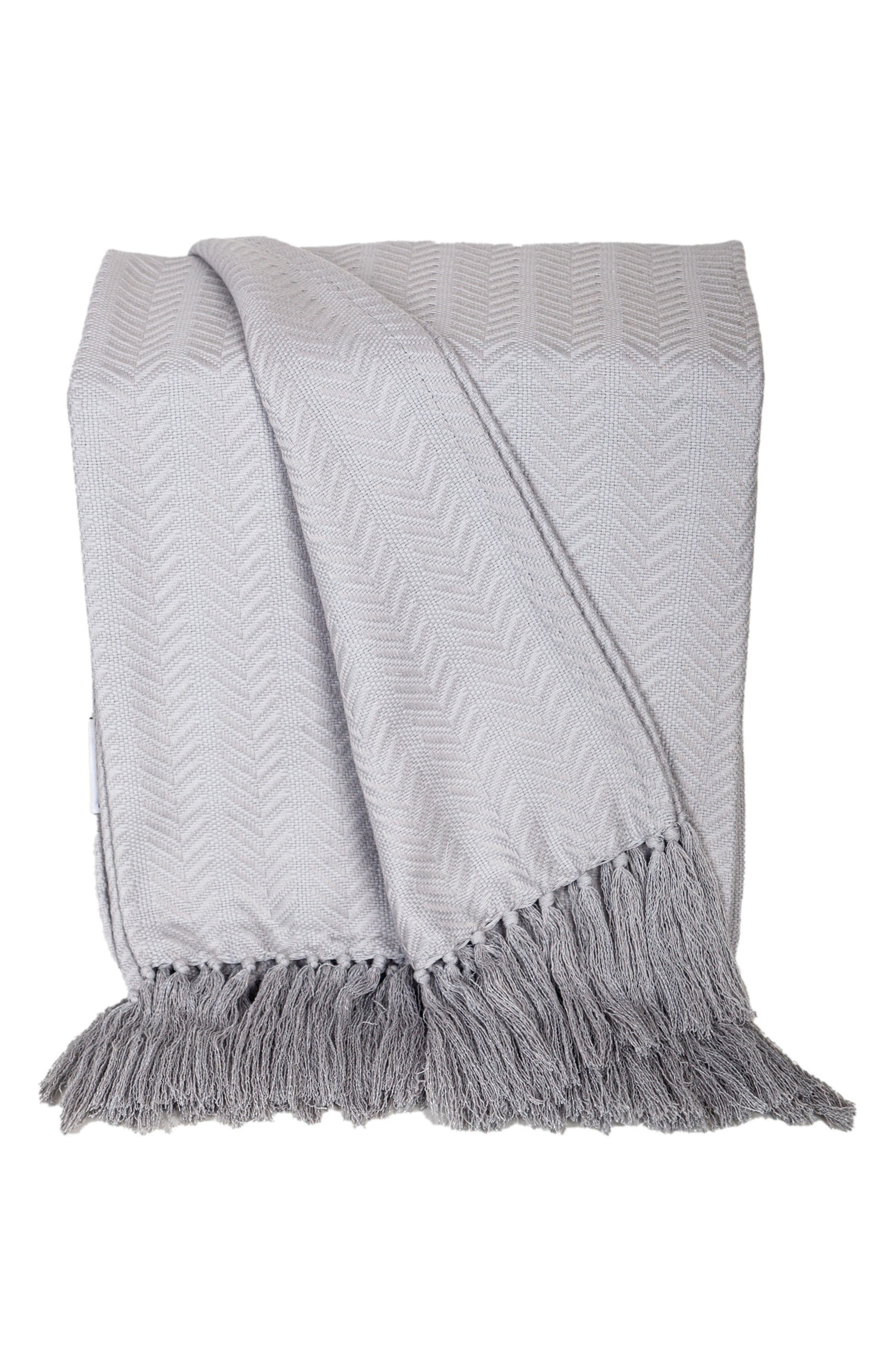 Airi Chevron Fringe Throw Blanket