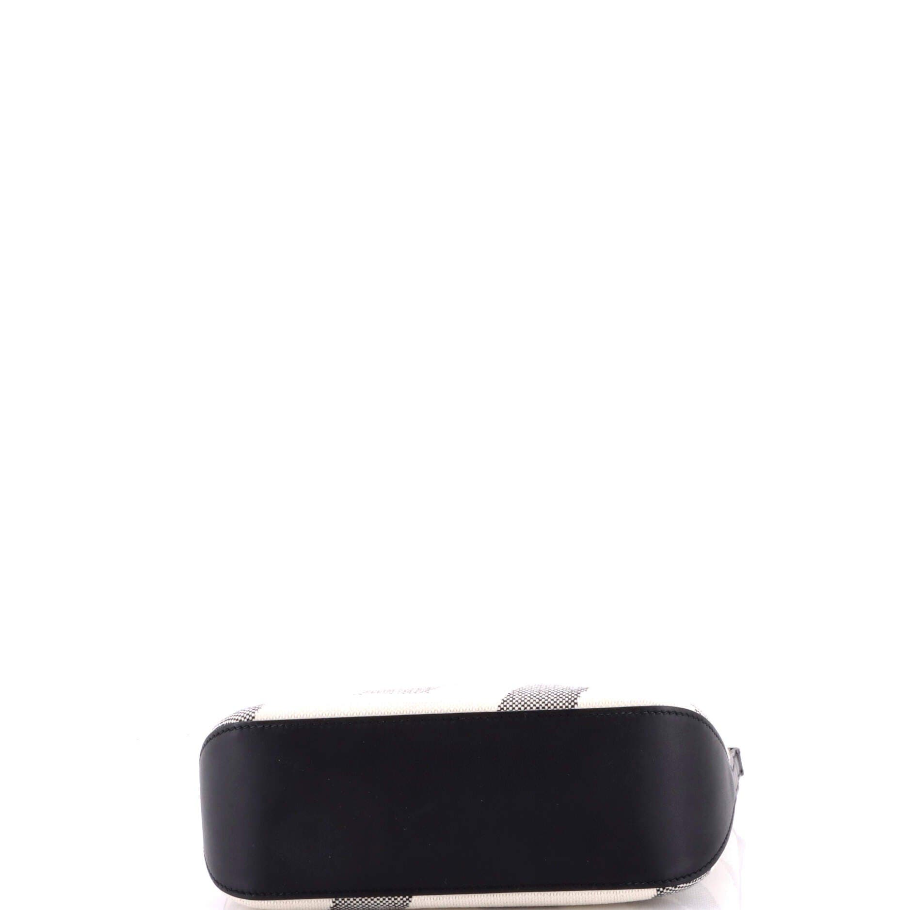 Pre-Owned Hermes Cabas H en Biais Tote Canvas with Leather 27, Alternate, color, Noir