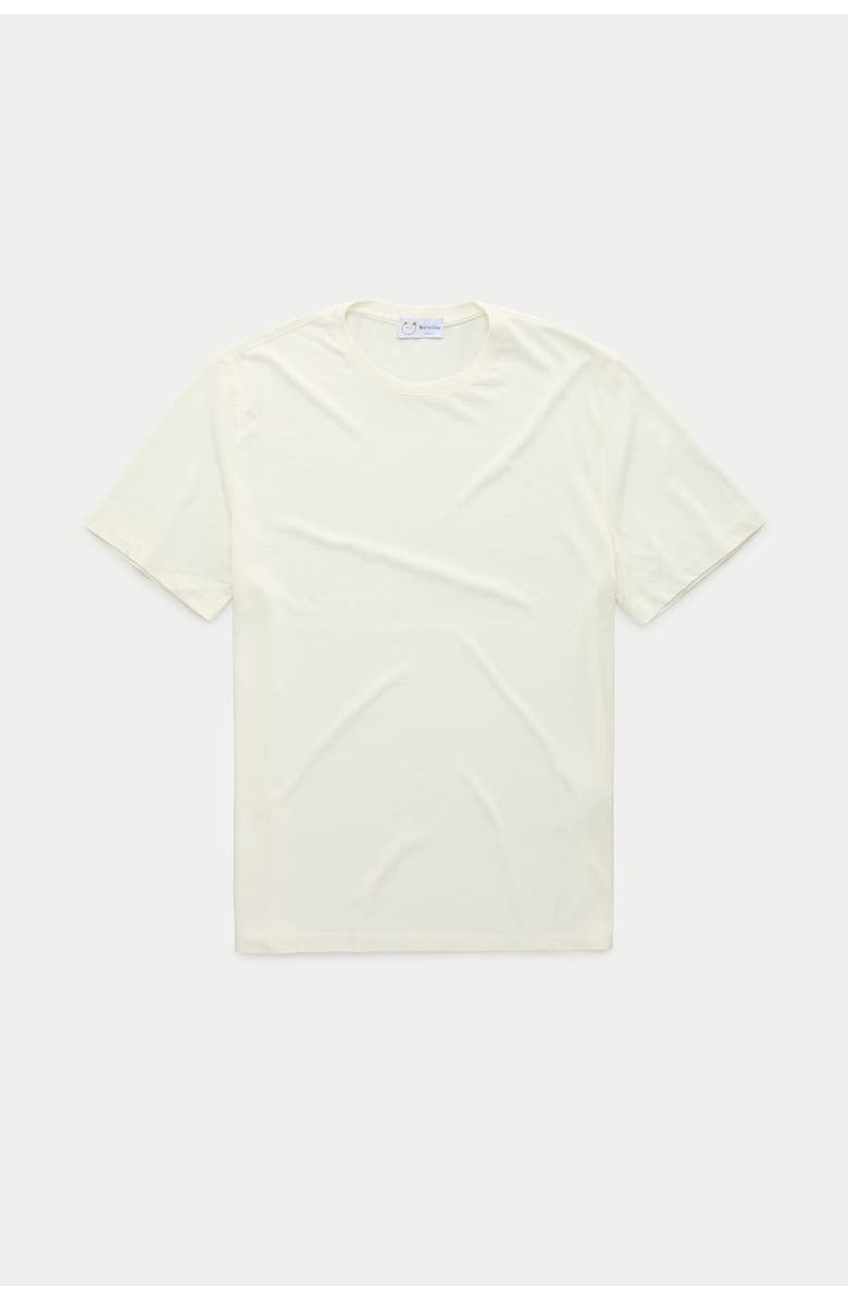 Wolf Vs. Goat (WvG) Sorona Short Sleeve Crew Neck T-Shirt, Main, color, White