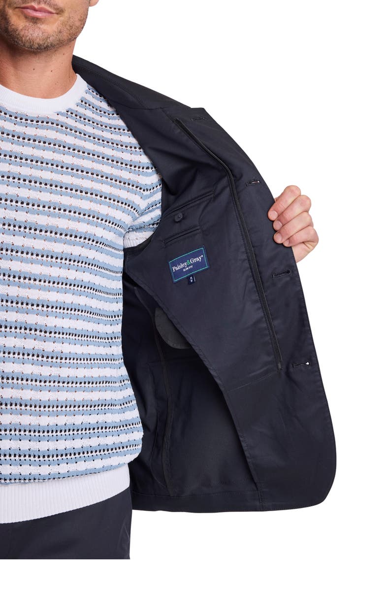 PAISLEY & GRAY City Jacket, Alternate, color, Black Tech