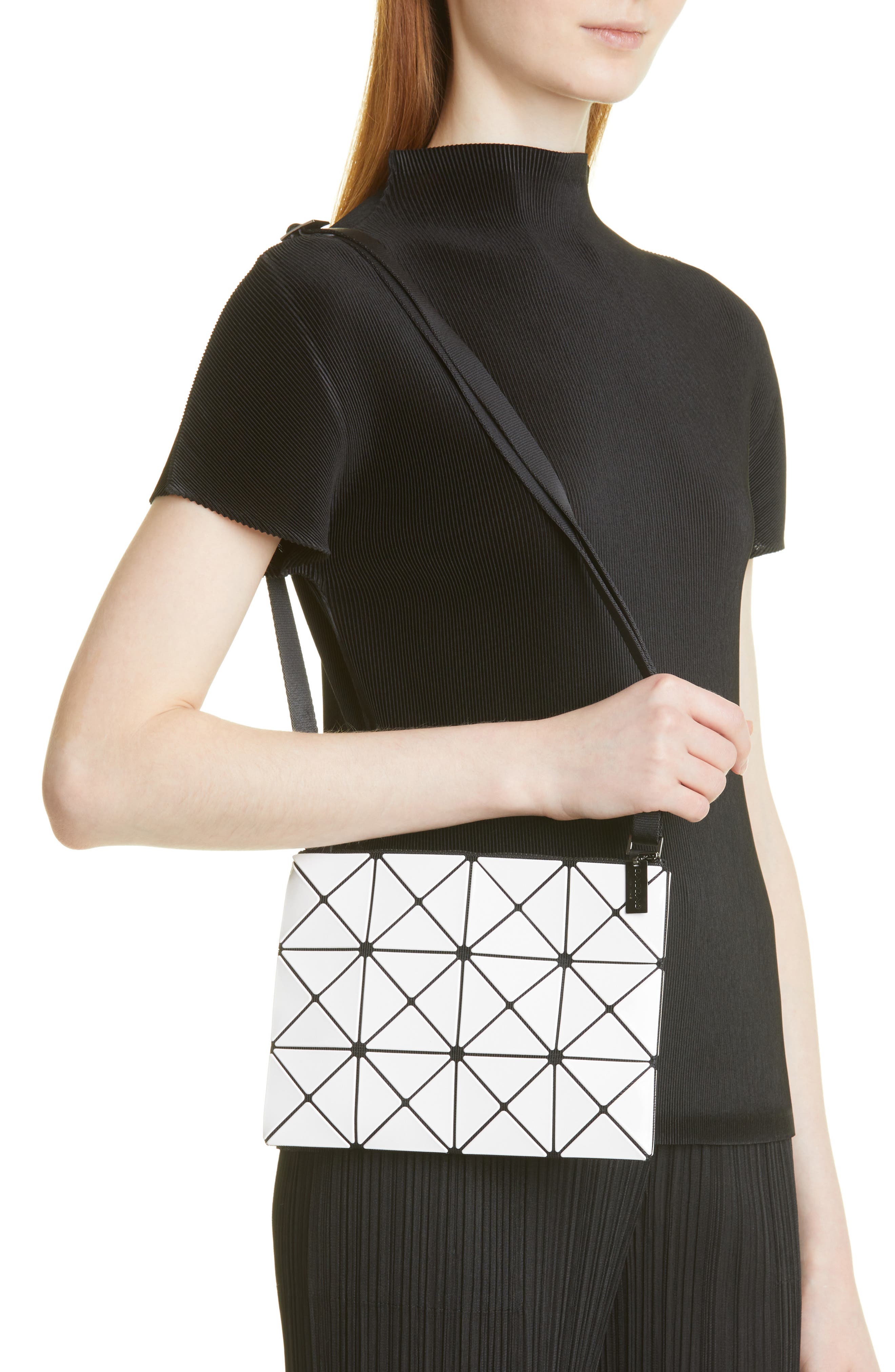 Small Lucent Crossbody Bag, Alternate, color, WHITE