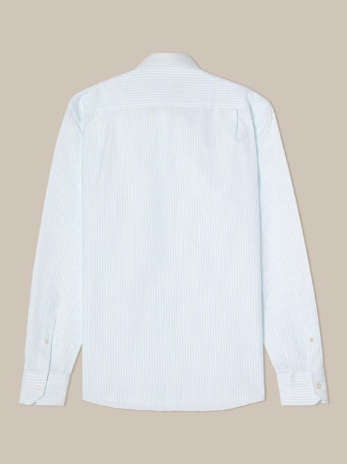Robert Talbott Reynolds Dobby Stripe Contemporary Fit Shirt In Pale Aqua