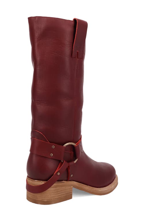 Dingo Rip Harness Boot In Burgundy
