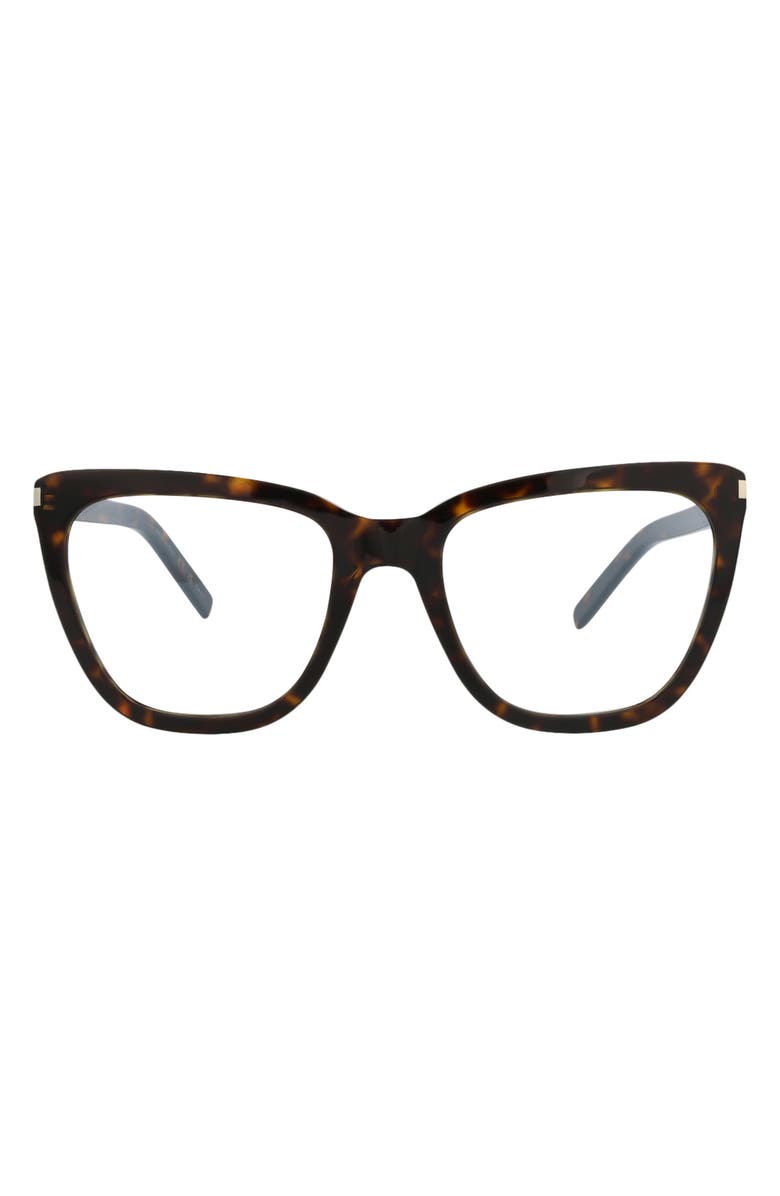 Saint Laurent 55mm Cat Eye Optical Frames, Main, color,