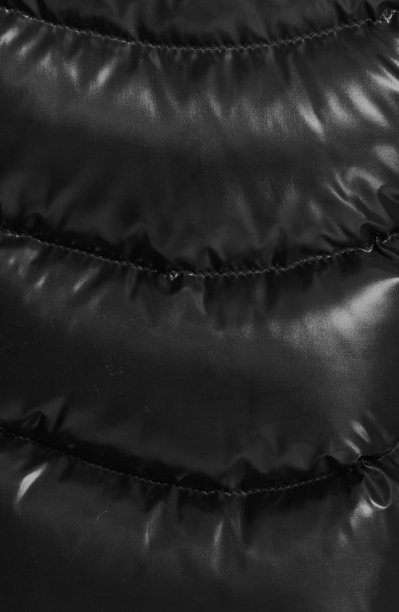 Moncler Anthia Water Resistant Shiny Nylon Hooded Down Puffer Jacket, Alternate, color, 