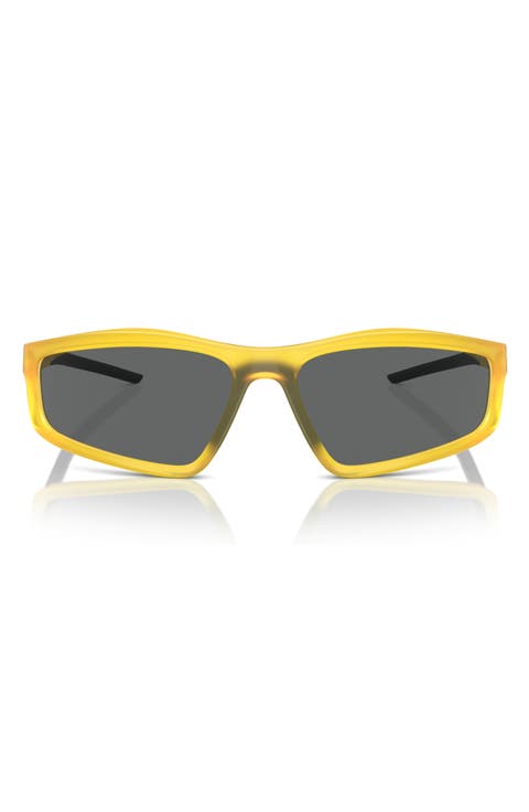 64mm Oversize Irregular Sunglasses