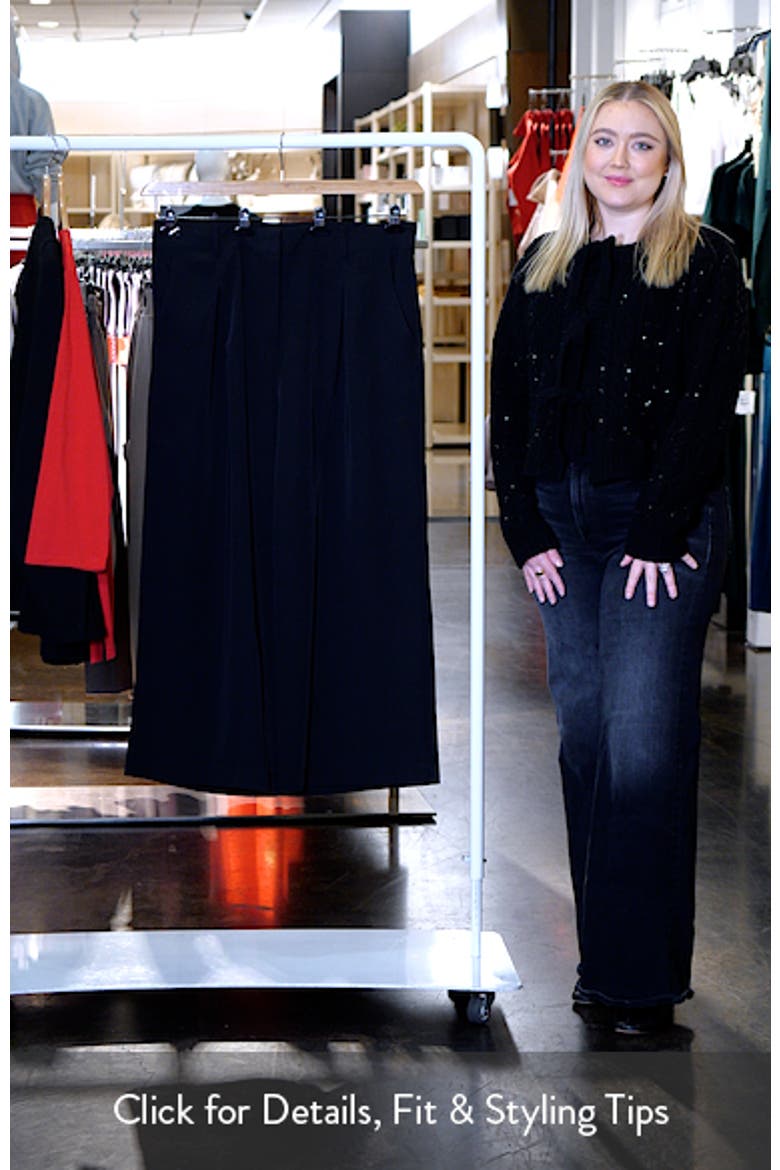 Jordan Pleat Wide Leg Pants video