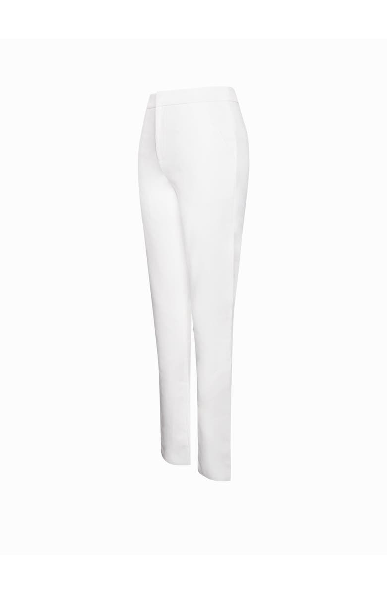 Miss Circle Vaylaa Skinny Fit Crepe Trousers, Alternate, color, White