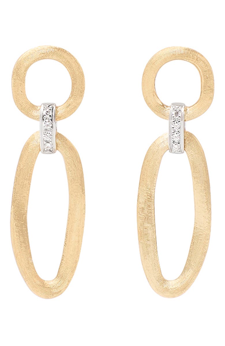 Marco Bicego Jaipur Diamond Link Earrings, Alternate, color,