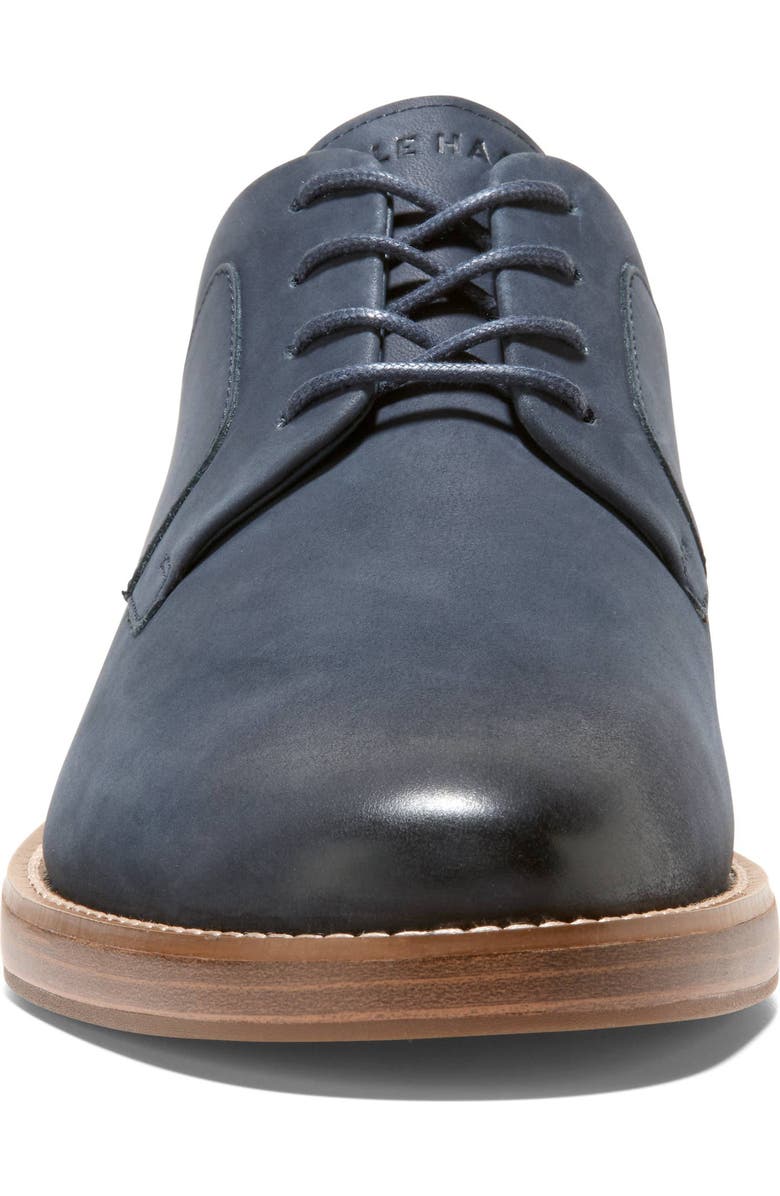 Cole Haan Grand Neoclassic Plain Toe Derby, Alternate, color, Navy Blazer Nubuck / Italian