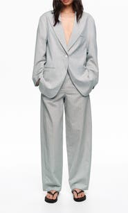 Bimba y Lola Striped Darted Trousers