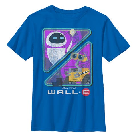 Boy's Wall-E EVE Robot Triangle  Graphic T-Shirt