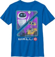 Wall-E Boy's Wall-E EVE Robot Triangle Graphic T-Shirt