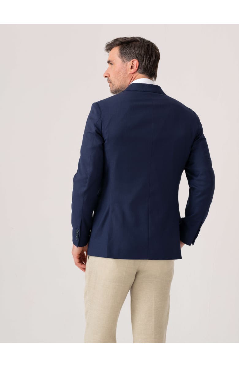 Koy Clothing Classic Tailored Wool Blazer, Alternate, color, Navy