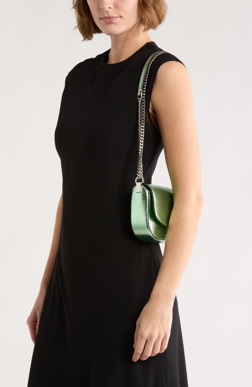 Kate Spade New York Krista Metallic Chain Flap Crossbody Bag In Blue