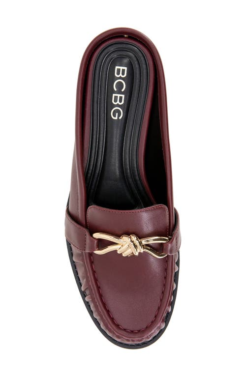 Bcbg Kaara Mule In Burgundy