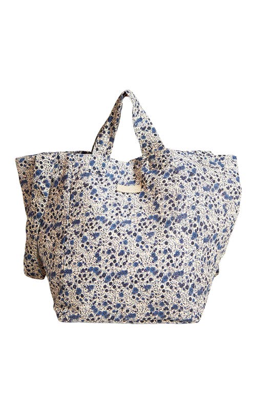 Lily And Lionel London Print Tote Bag In Blue