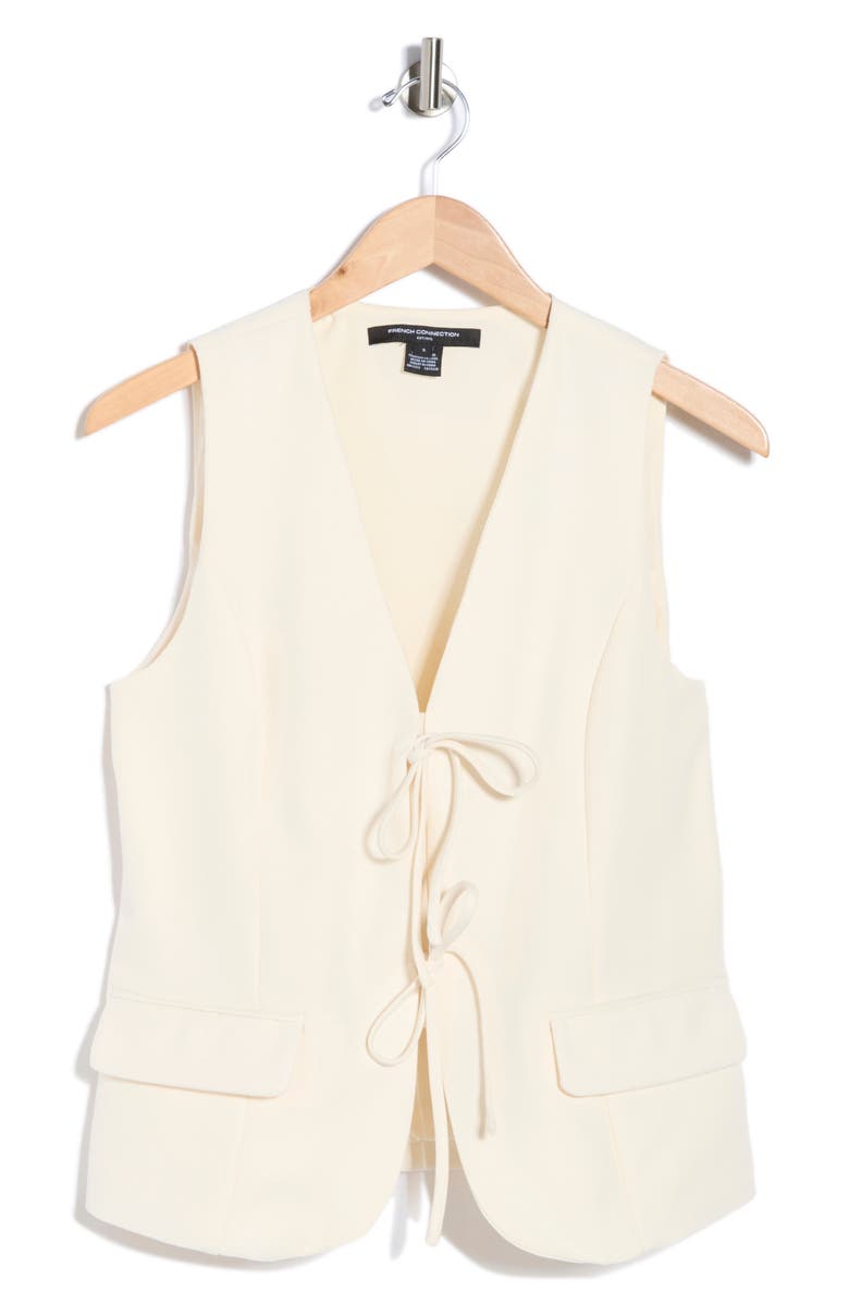 French Connection The Front Vest, Main, color, Ecru