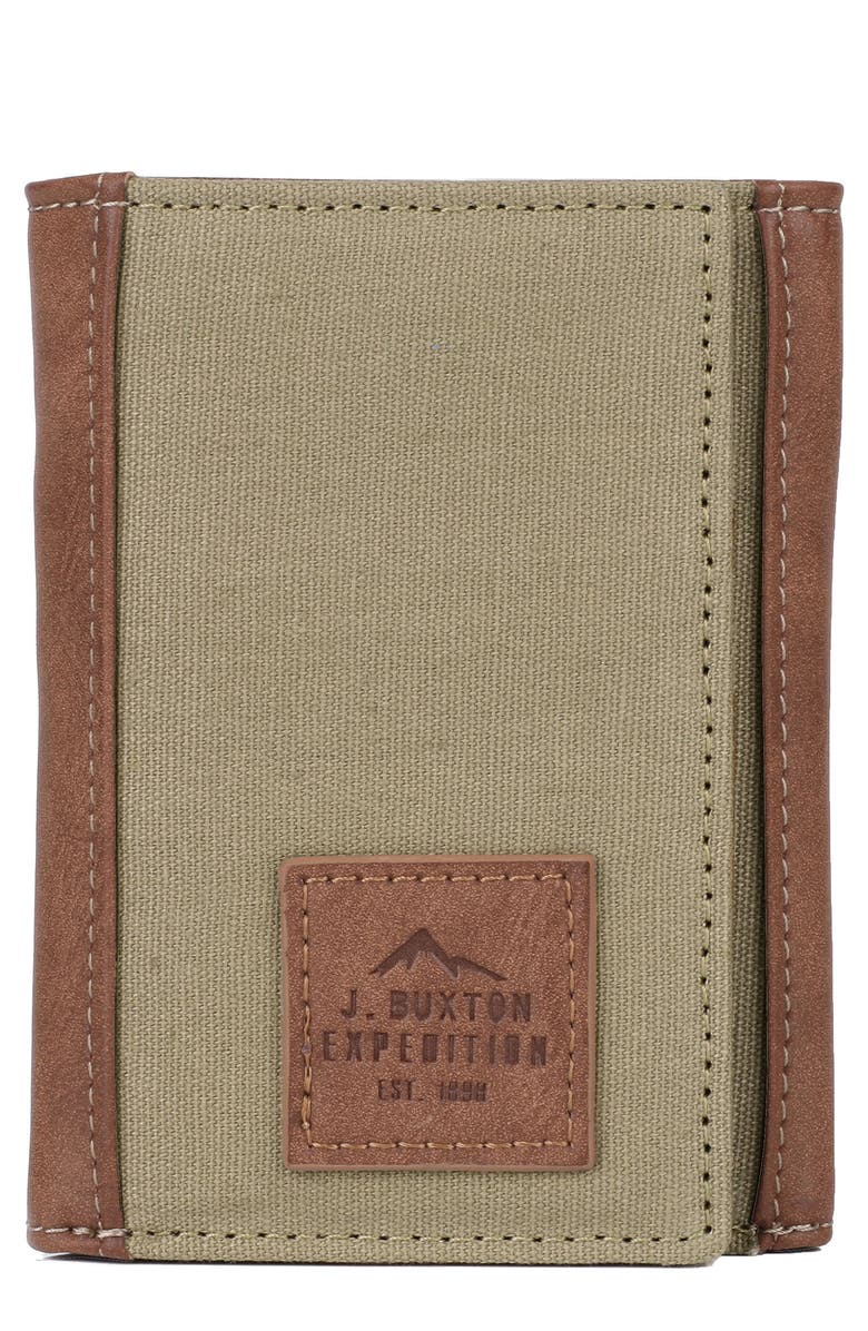 BUXTON J.BUXTON Expedition II Huntington Gear RFID Three-Fold Wallet, Main, color, 