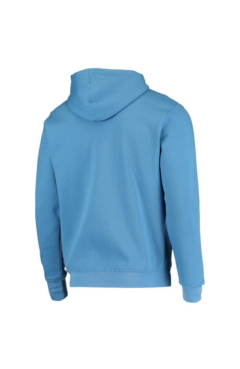 COLOSSEUM Men's Colosseum Light Blue Johns Hopkins Blue Jays Arch and Logo Pullover Hoodie, Alternate, color,